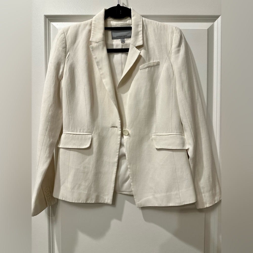 Classiques Entier ‘Meg' One-Button Blazer | Ivory… - image 1